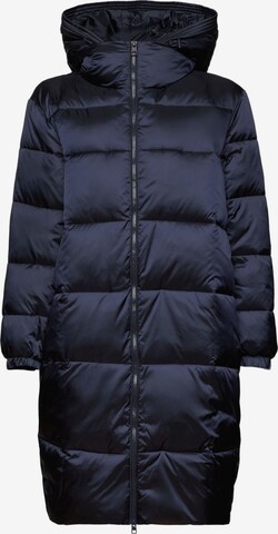 ESPRIT Wintermantel in Blauw: voorkant