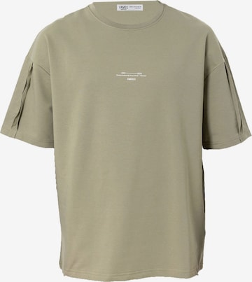 VAMOS CLO Tričko – zelená: přední strana