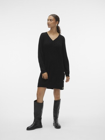 VERO MODA Knitted dress 'Tini' in Black