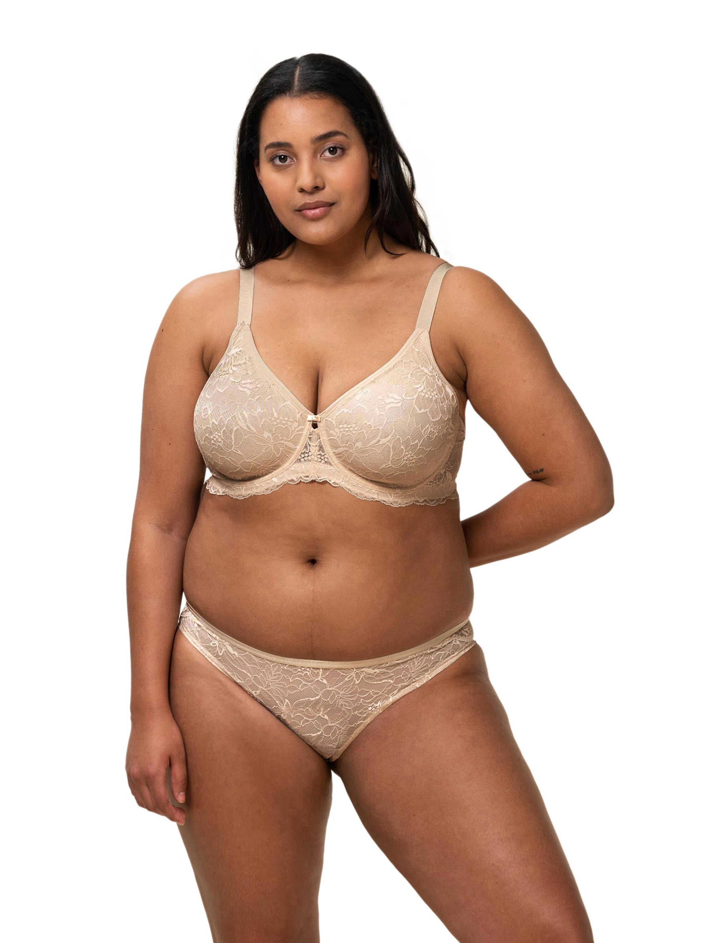 TRIUMPH T-Shirt Bügel-BH ' Amourette Charm ' in Beige