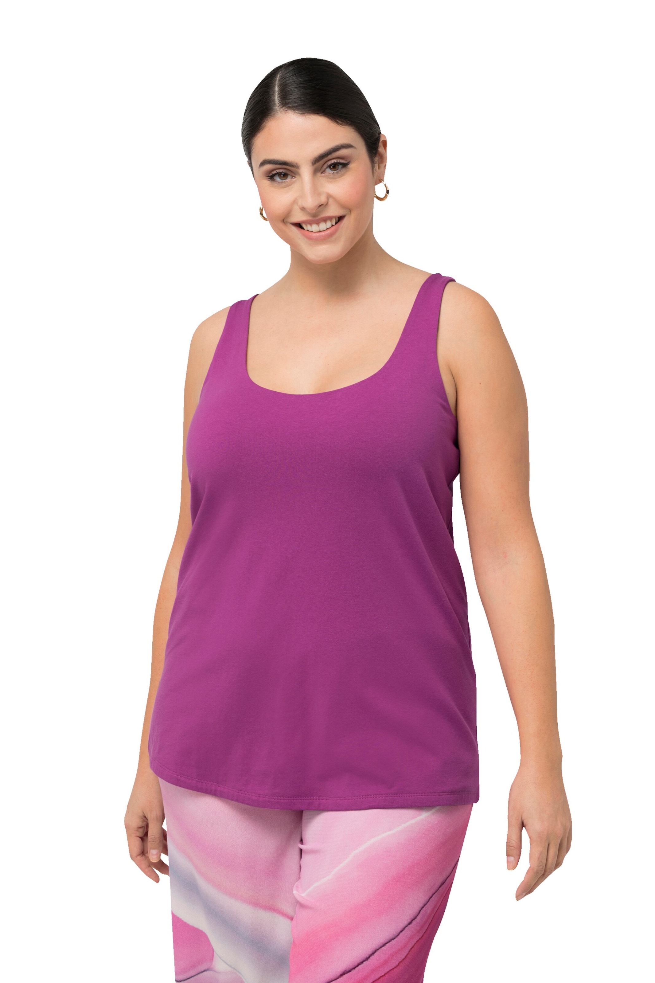 Ulla Popken Top in Purple: front