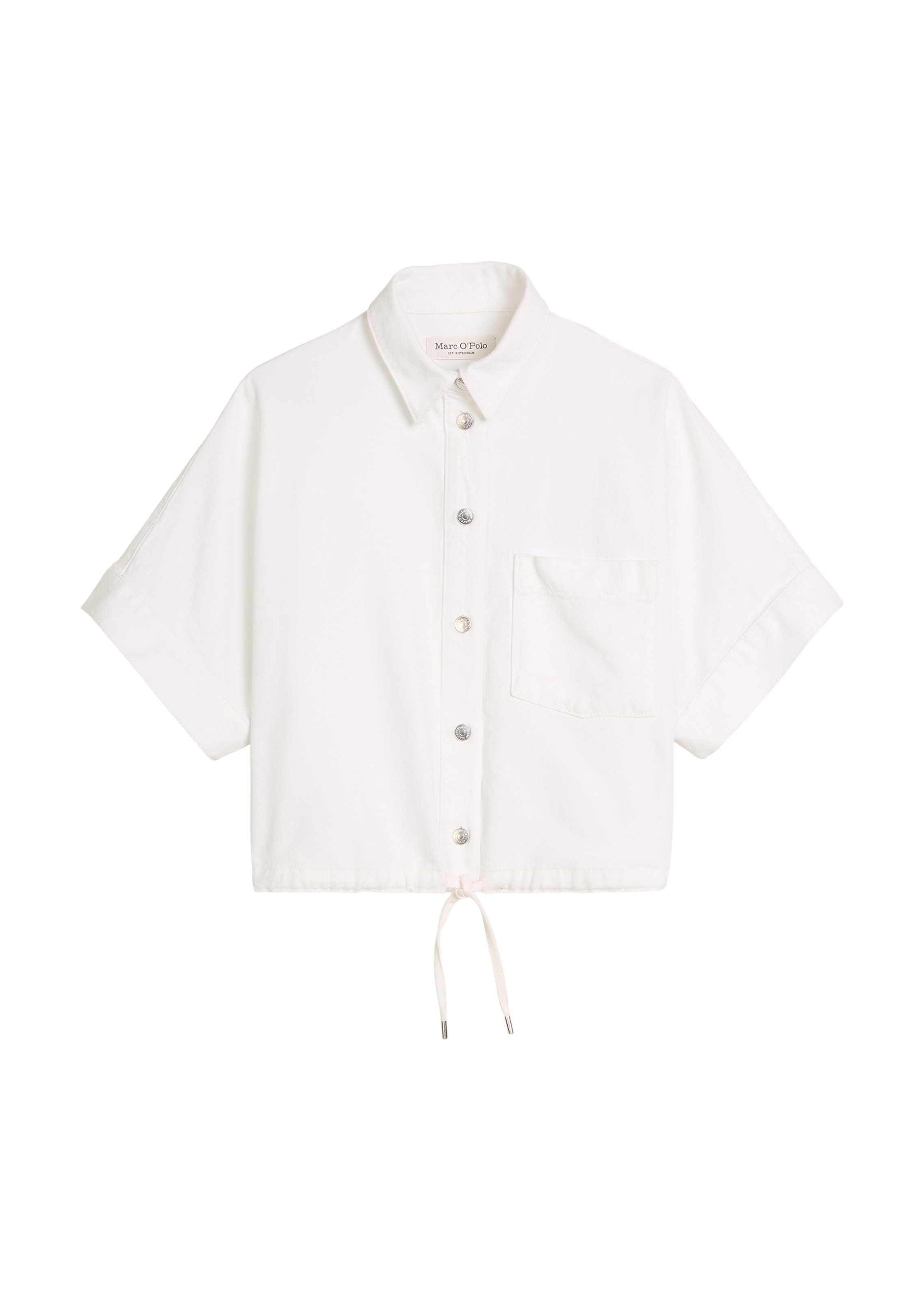 Marc O'Polo Blouse in Wit: voorkant