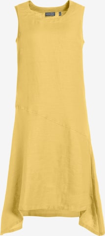 Ulla Popken Summer Dress in Yellow: front