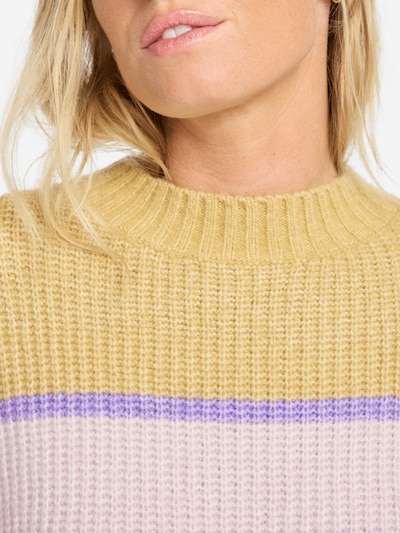 BILLABONG Sweater in L in Yellow / Purple / Light pink, Item view