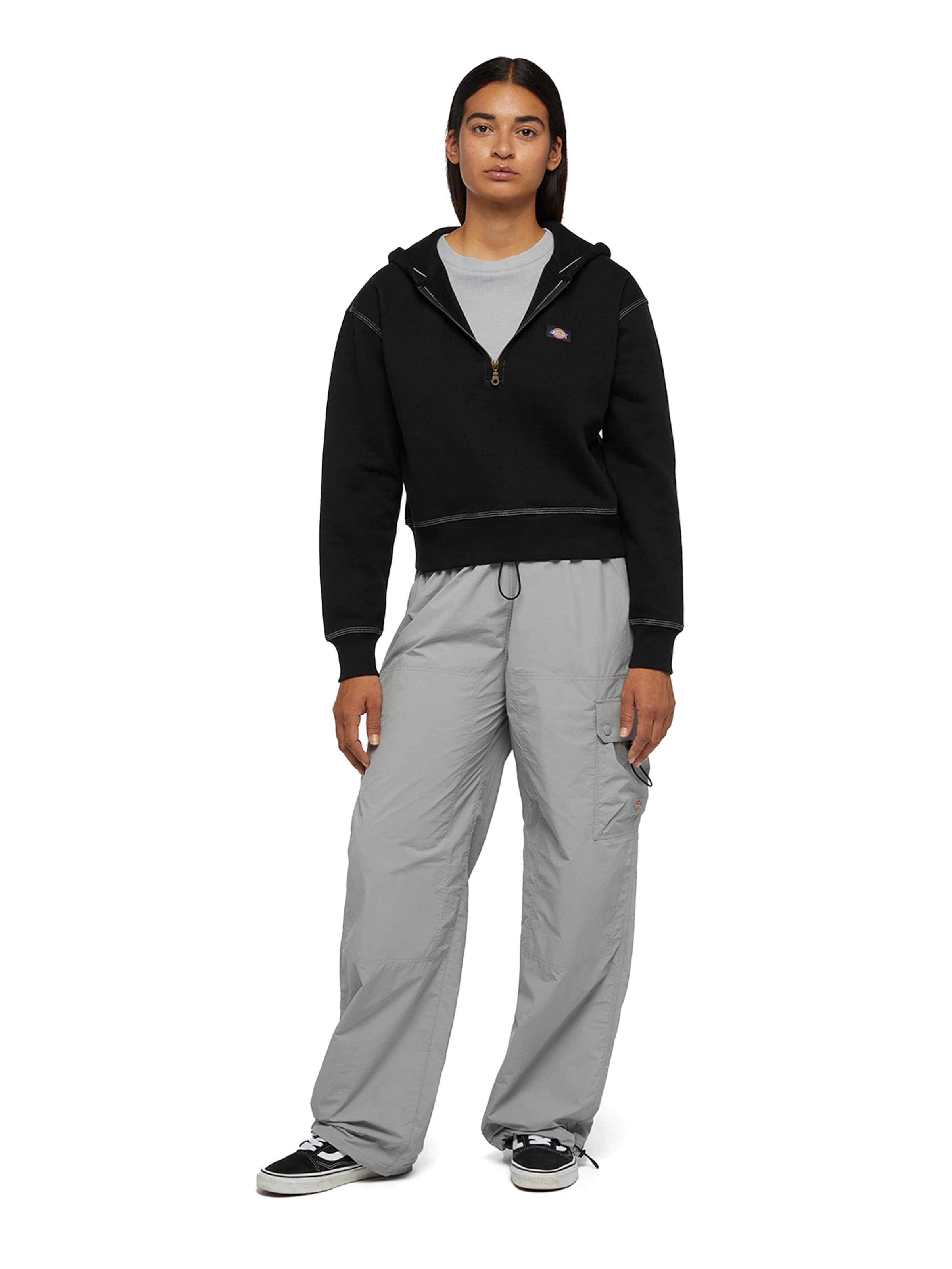 DICKIES Μπλουζάκι 'PLENTYWOOD TEE SS W' σε γκρι