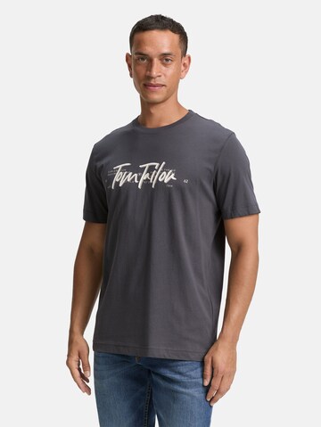 TOM TAILOR Shirt in Grijs: voorkant