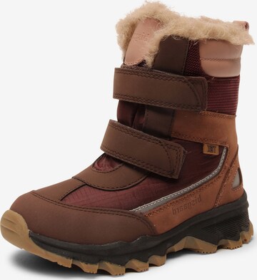 BISGAARD Snow Boots 'Eddie' in Brown: front