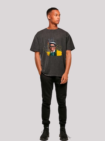 T-Shirt 'TV Times Elton John At The Piano 1977' F4NT4STIC en noir