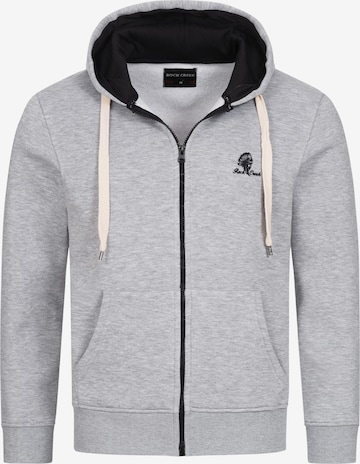 Rock Creek Sweatjacke in Grau: Vorderseite