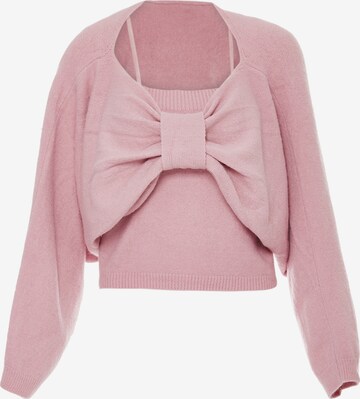 Pull-over NALLY en rose : devant