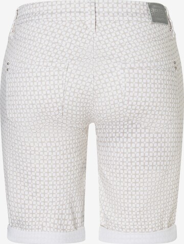 Coupe slim Pantalon 'Nali' TIMEZONE en blanc