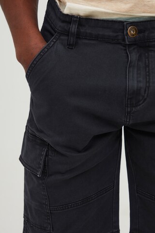 INDICODE JEANS Regular Cargo Pants 'Brom' in Black
