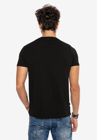 Redbridge T-Shirt 'Visalia' in Schwarz