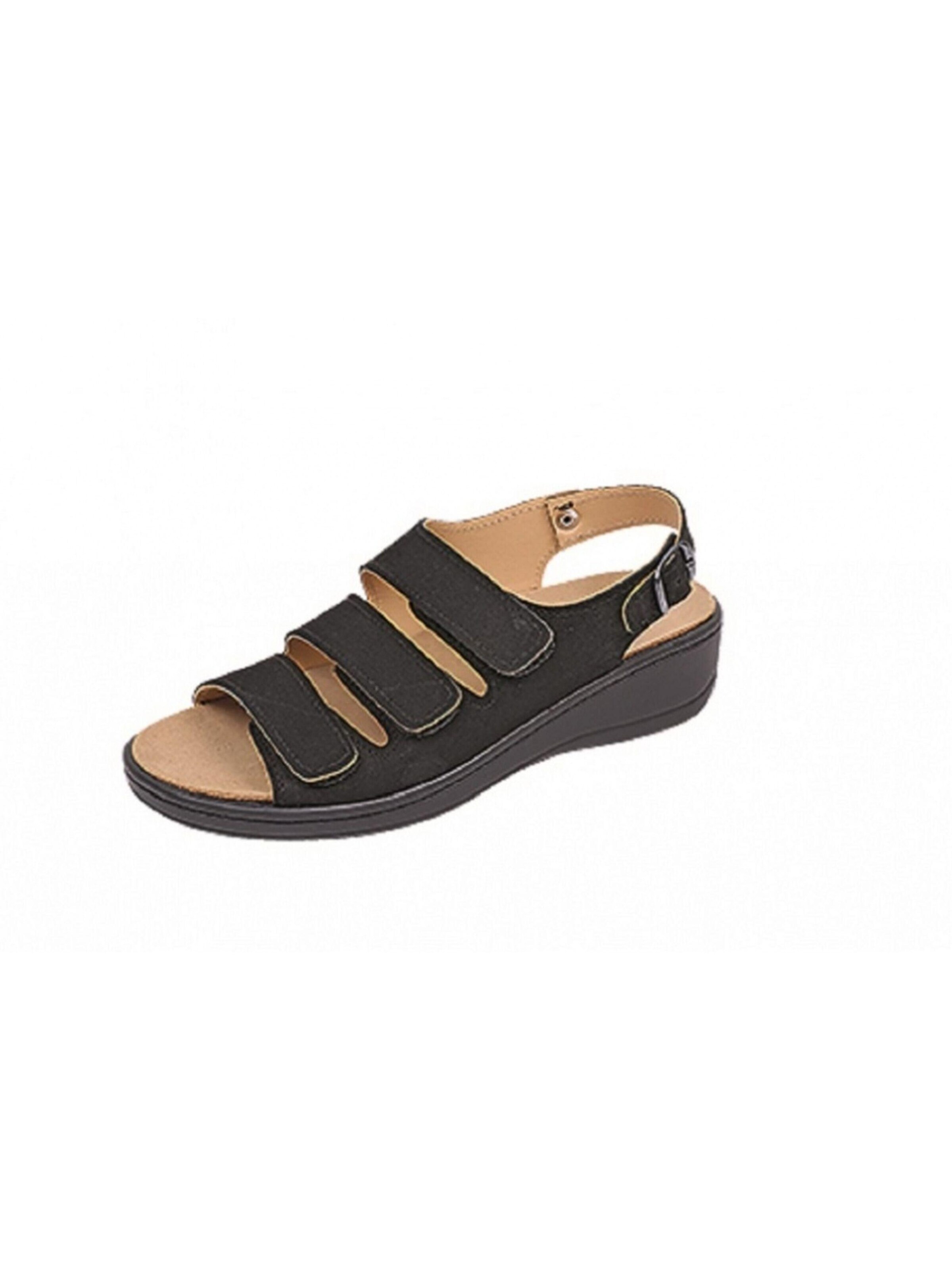 Weeger Sandals 'Sandale Art.15331-20 Wechselfb.' in Black: front