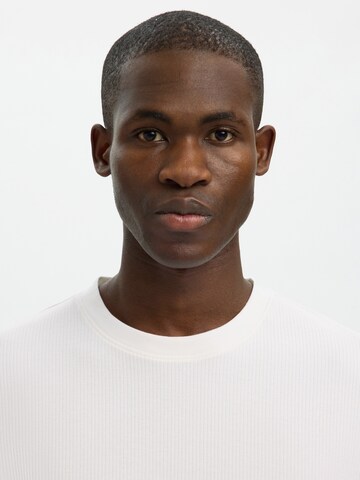 SELECTED - Camiseta 'SLHSpencer' en blanco