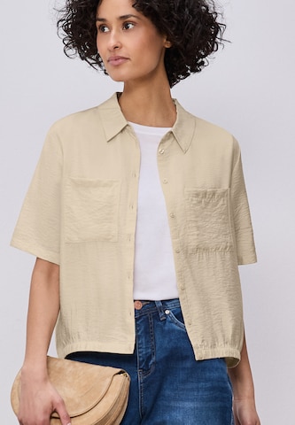 STREET ONE Blouse in Beige: front