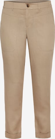 TATUUM Regular Housut värissä beige: etupuoli