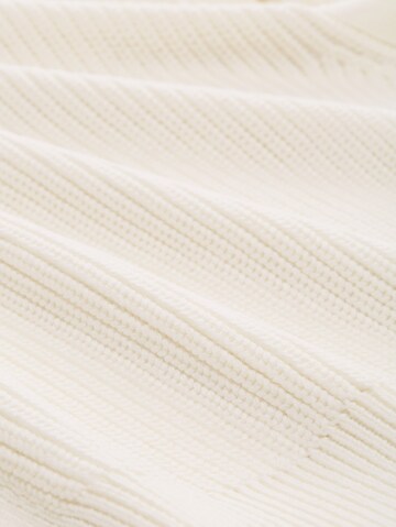 Cardigan TOM TAILOR DENIM en blanc