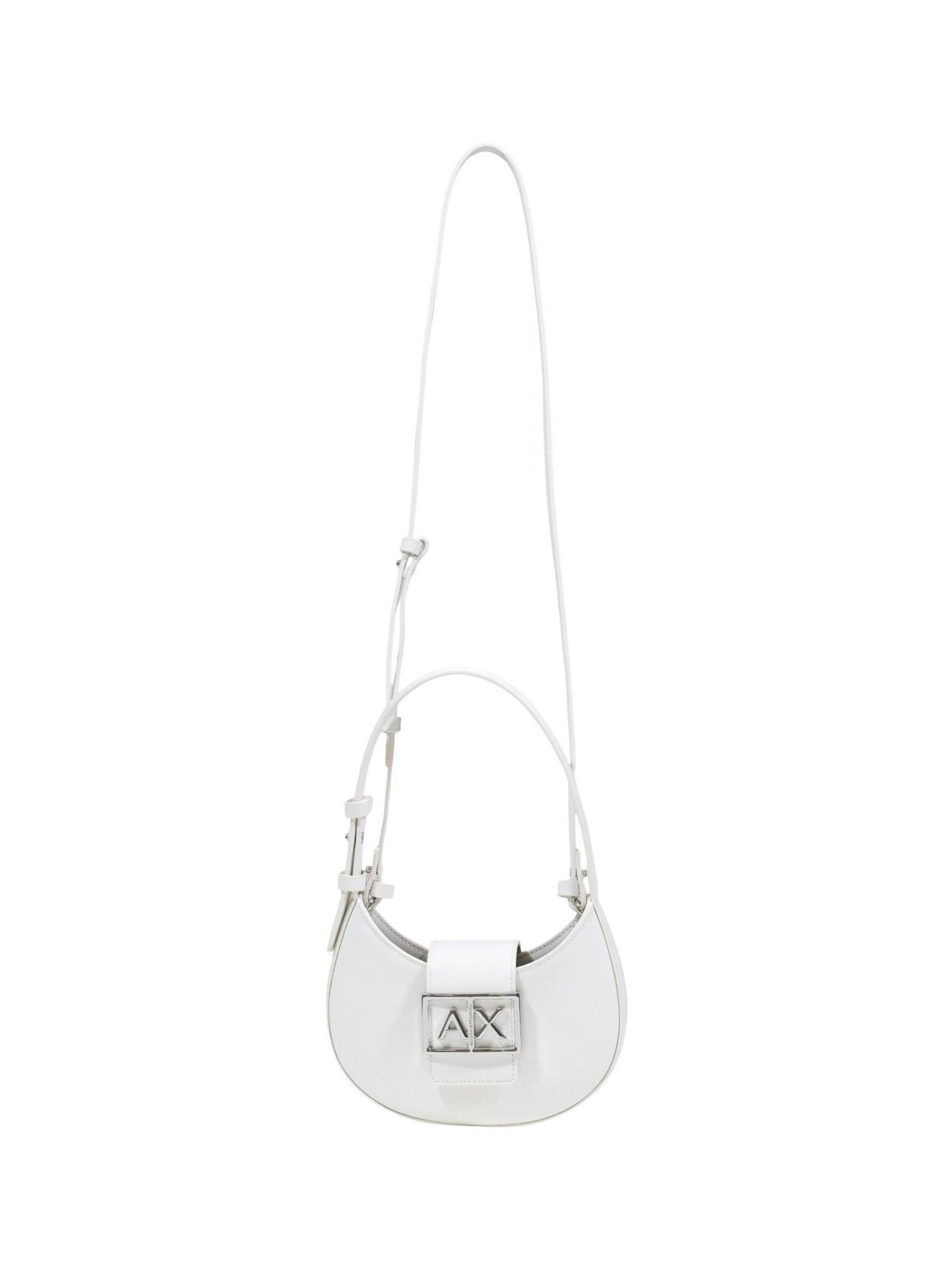 ARMANI EXCHANGE - Bolso de hombro 'XW002566 AF12039' en blanco