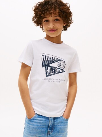 TOMMY HILFIGER Футболка в Белый: спереди