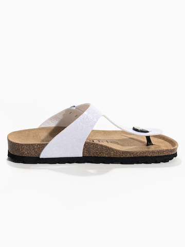 Bayton T-bar sandals 'Melia' in White