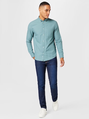 minimum Regular fit Overhemd 'Jay' in Groen