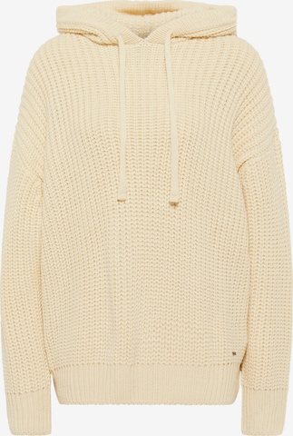 DreiMaster Vintage Oversized Sweater in Yellow: front