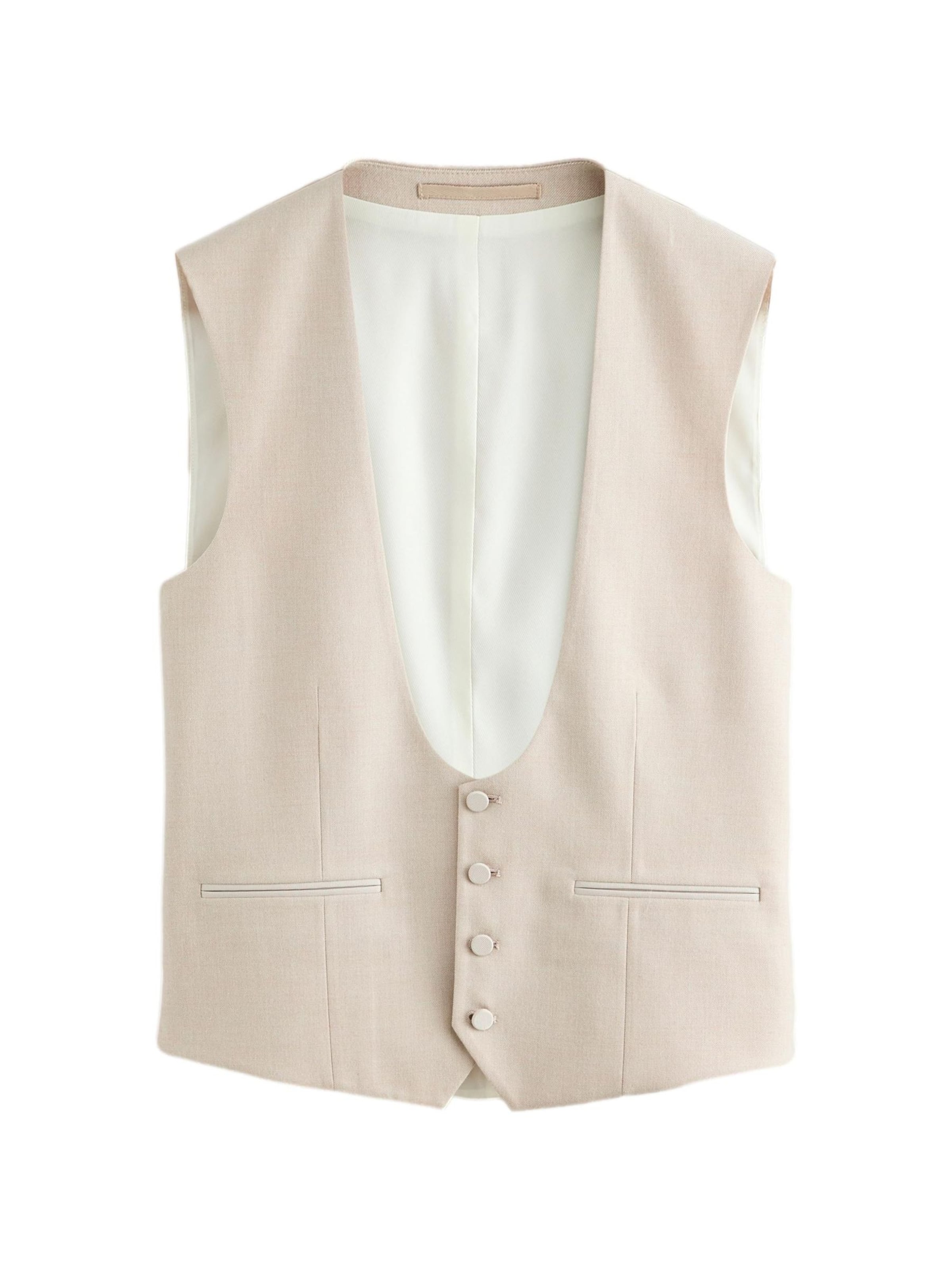 Gilet da completo di Next in beige: frontale