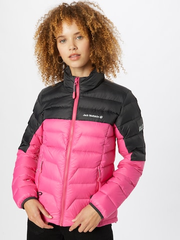 JACK WOLFSKIN Outdoor Jacket 'Tundra' in Pink: front