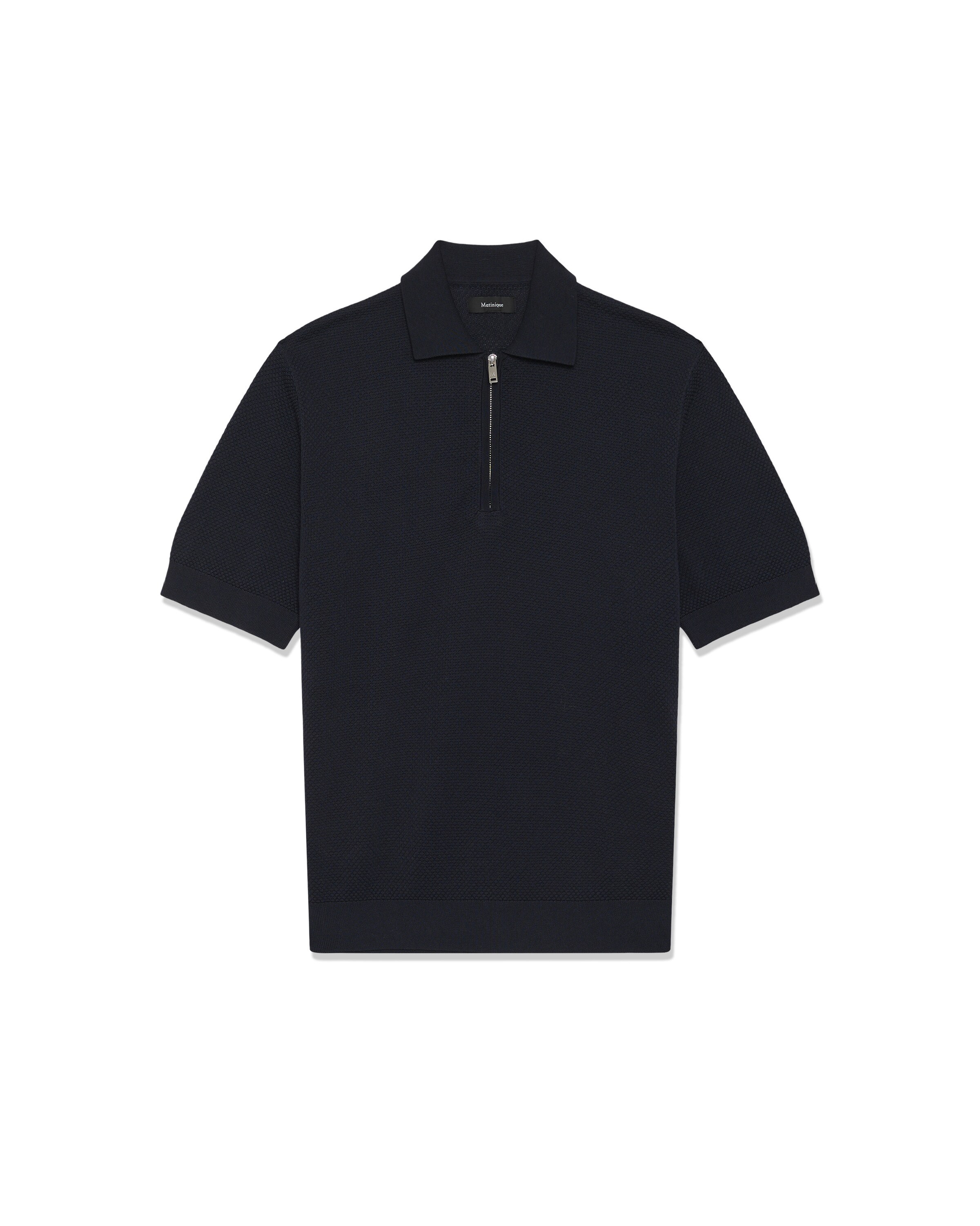 Matinique Pullover 'Polo' i blå: forside