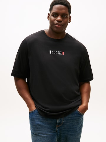Tommy Hilfiger Big & Tall T-Shirt 'BRAND LOVE' in Schwarz: Vorderseite