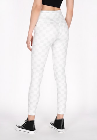 myMo ROCKS - Skinny Leggings 'Rock' em branco