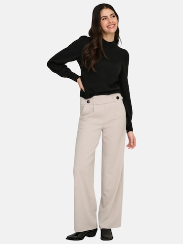 JDY - Pierna ancha Pantalón 'JDY JDYGEGGO LIFE' en beige: frente