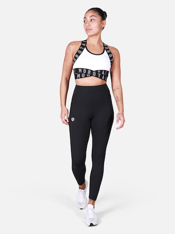 MOROTAI Skinny Sporthose 'FRAME' in Schwarz