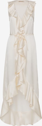 Anse Victorin Jurk 'Lea' in Beige: voorkant