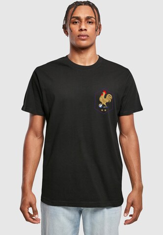 Mister Tee T-Shirt 'Équipe Tri Color 2.0' in Schwarz: Vorderseite