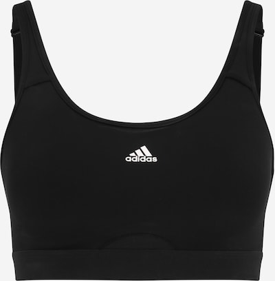 ADIDAS SPORTSWEAR Soutien-gorge de sport 'Tlrd Move High-Support' en noir / blanc, Vue avec produit