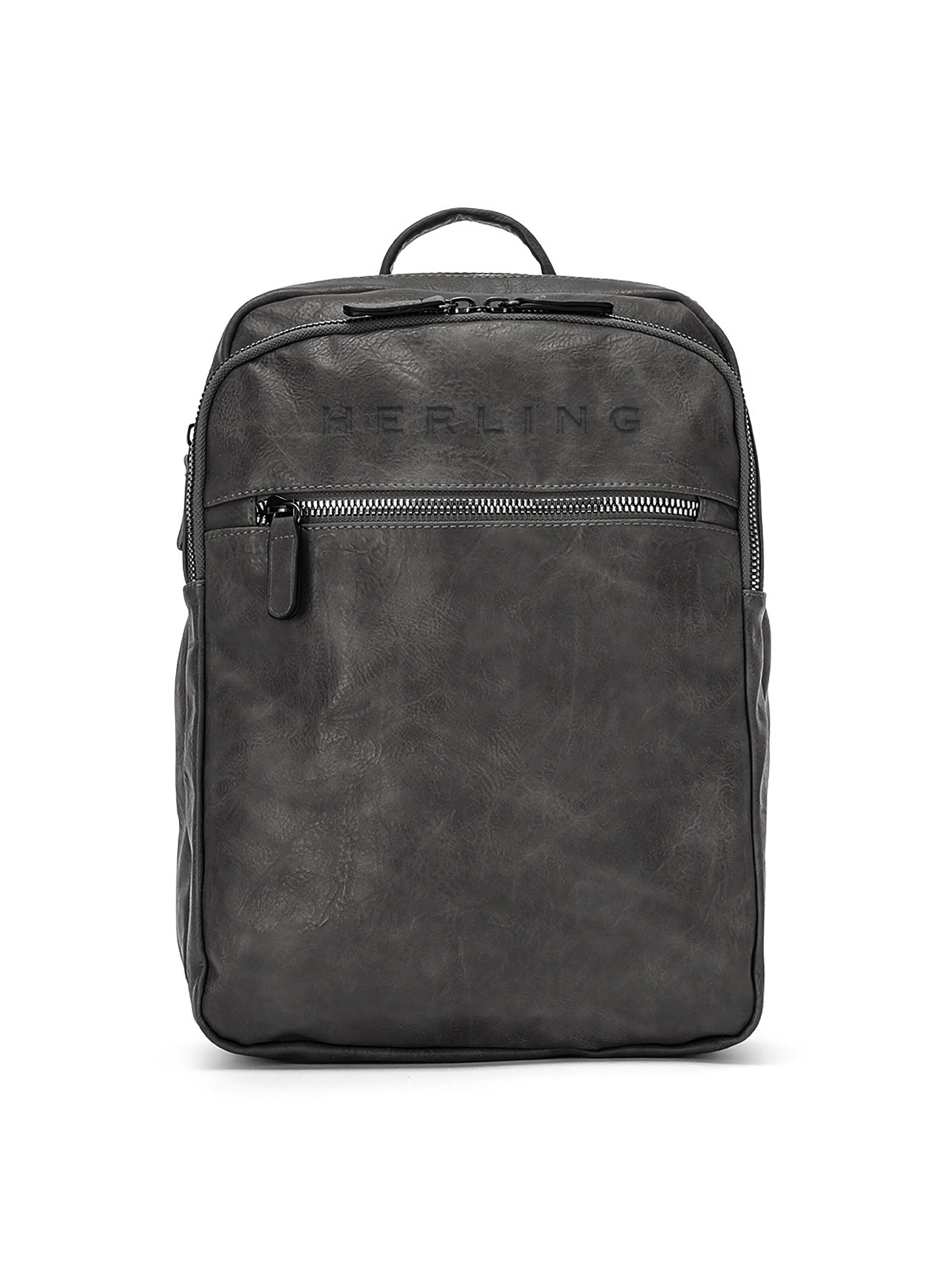 Herling Rucksack 'Cavendish'‌‌‌ in Grau: Vorderseite