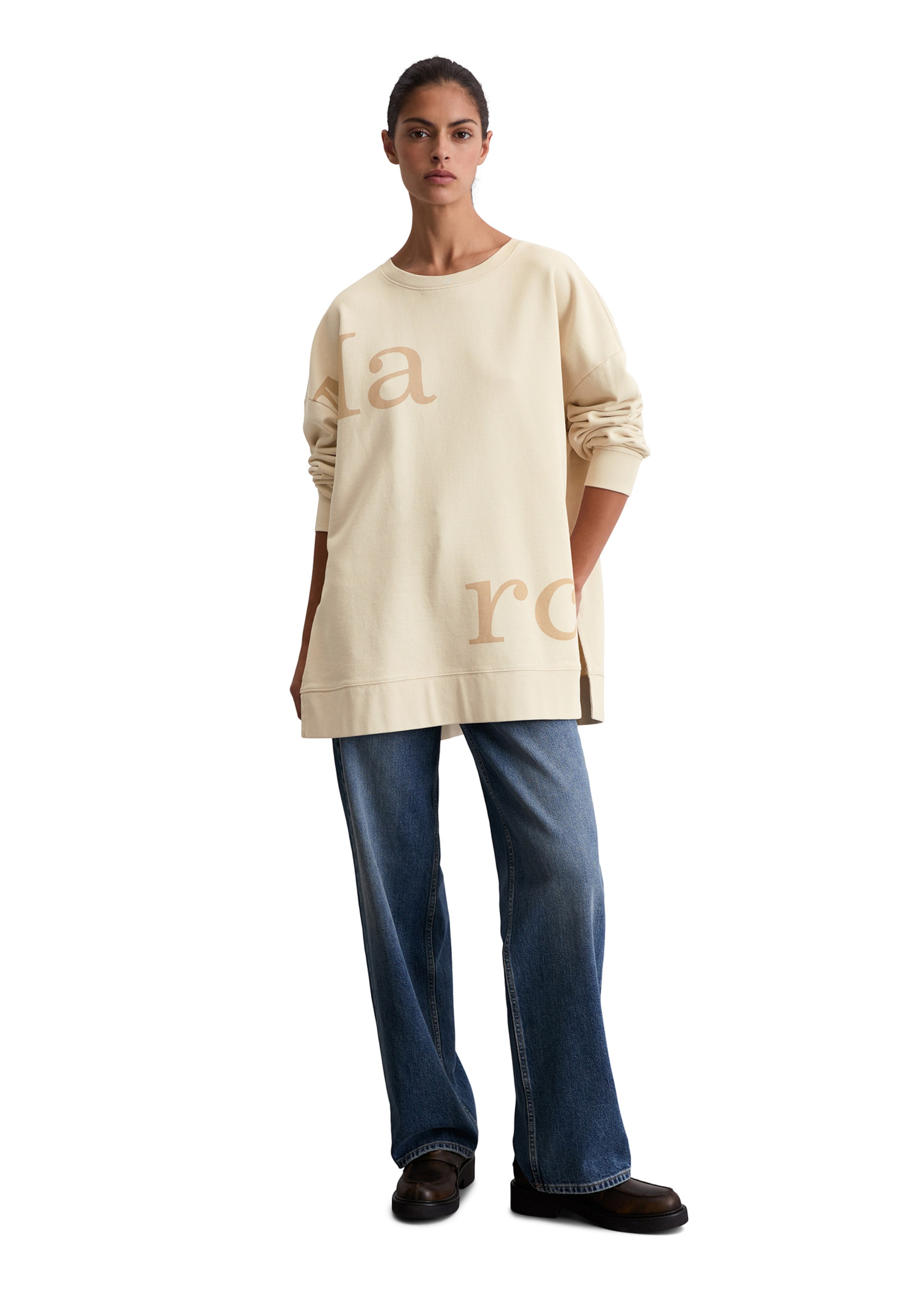 Marc O'Polo Sweatshirt in Beige