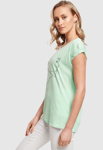 Mister Tee Shirt 'One Line' in Green
