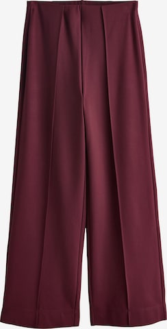 raudona Next Plačios klešnės „Chino“ stiliaus kelnės: priekis