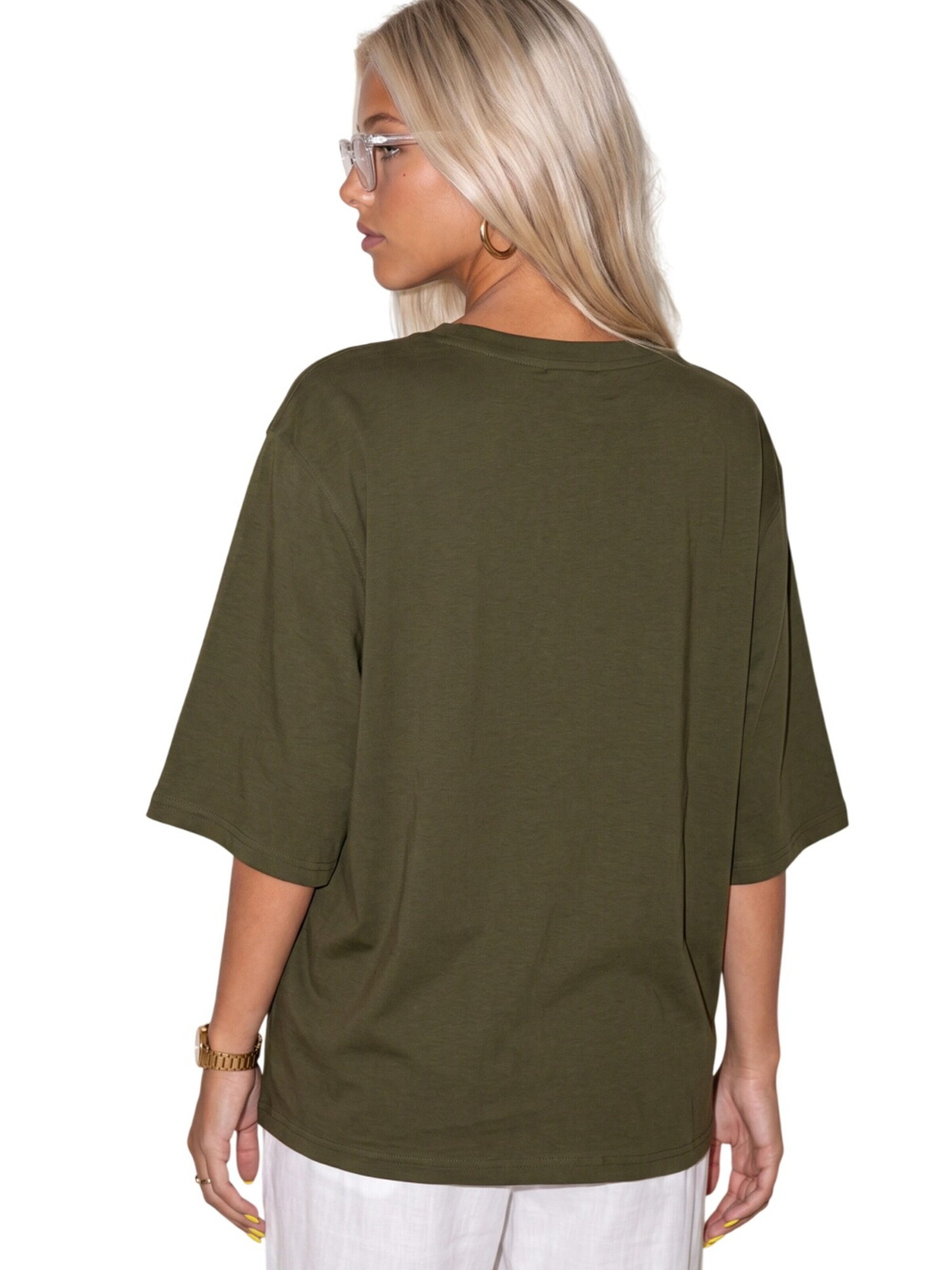 No Matter What Shirt in Groen