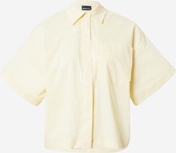 Gina Tricot Blouse 'Hervin' in Beige: voorkant