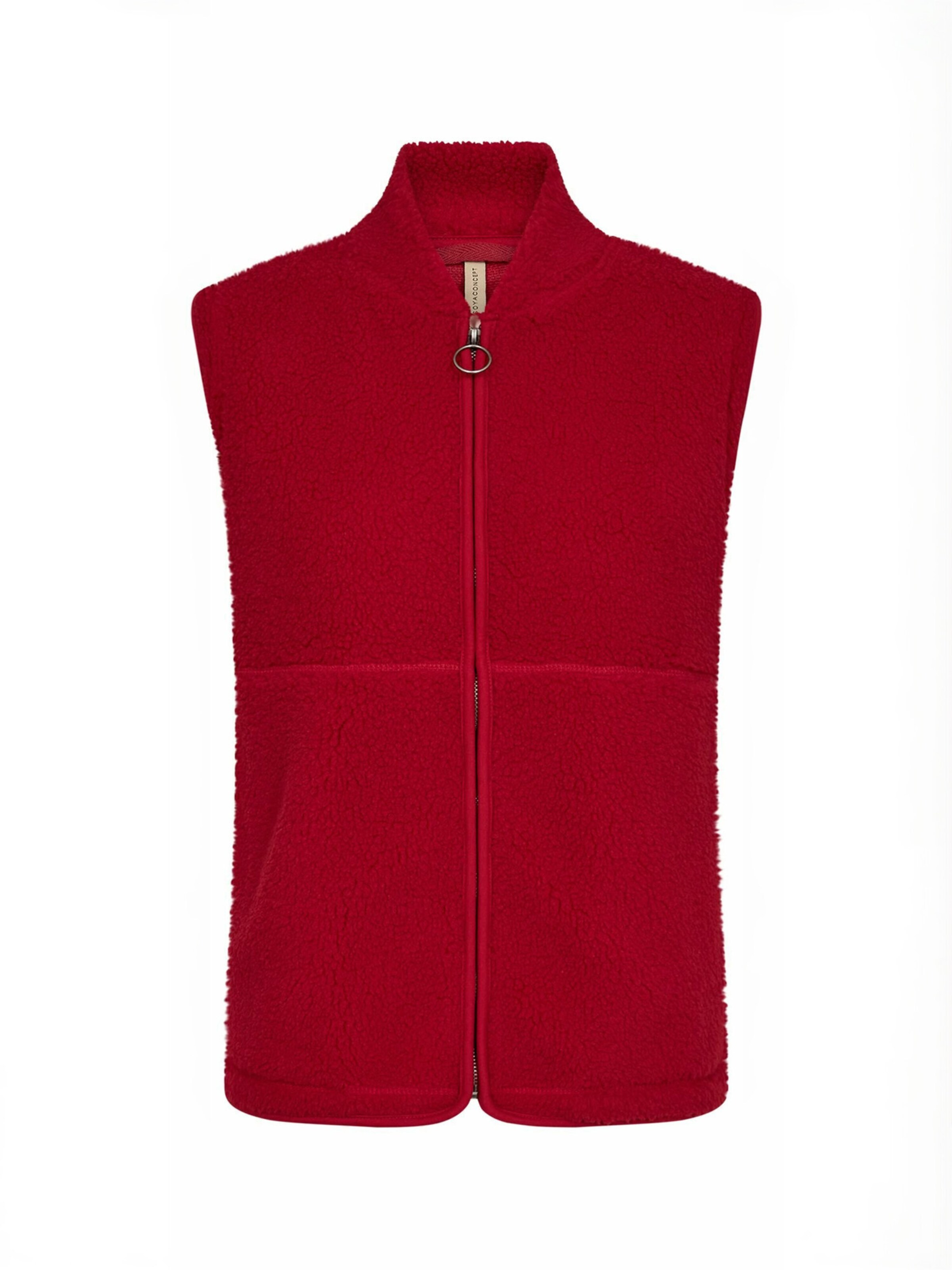 Soyaconcept Vest ' SC-ONYX ' in Red: front