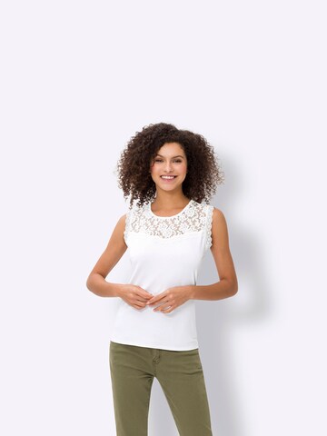 heine - Top en beige: frente