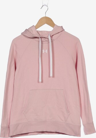 UNDER ARMOUR Sweatshirt & Zip-Up Hoodie in M in Pink: front