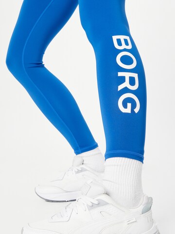 BJÖRN BORG Skinny Sportovní kalhoty – modrá