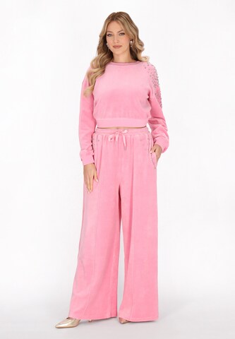 faina - Sweatshirt em rosa
