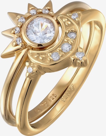 Bague 'Sonne und Mond' ELLI en or : devant