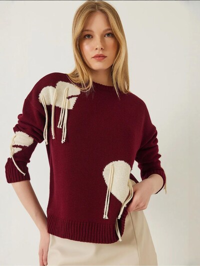 Bianco Lucci Pulover 'Pullover' v velikosti S-M  | mešane barve barva, Prikaz izdelka
